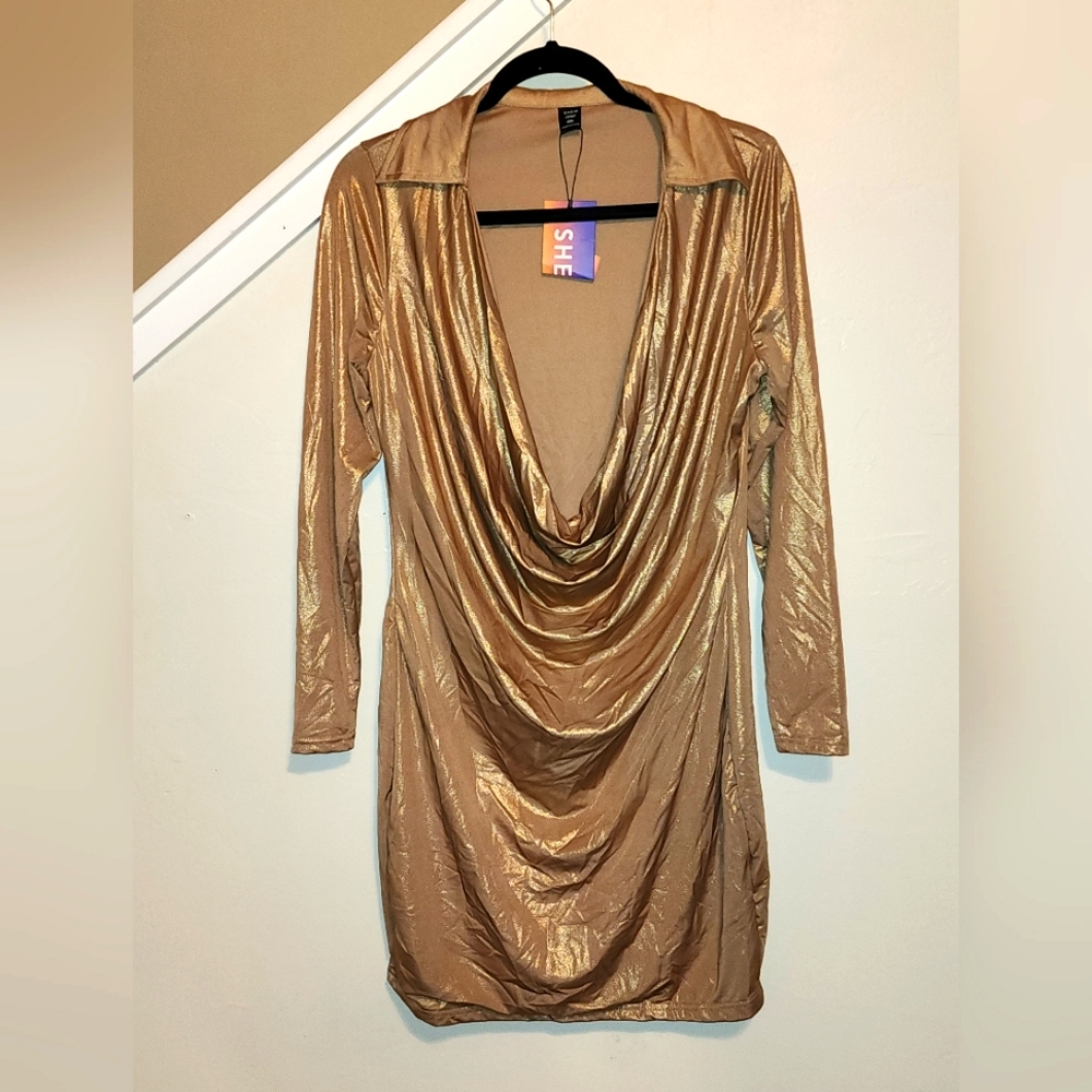 Gold Dress 0XL